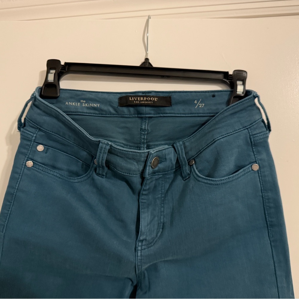 Liverpool Blue Ankle Skinny Jeans
